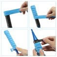thumbnail image 6 of Tennis Badminton Racket Overgrip Anti Skid Sweatband Racquet Grip with Raised Ridges, Blue 2 Pack, 6 of 6