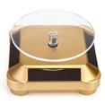 thumbnail image 2 of Solar Display Stand Turntable, Battery Double Used Rotating Display For Jewelry Spinner Watch Hobby Collection Shelf, 2 of 5