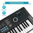 thumbnail image 2 of Teclado Piano Wfhdtx 61 teclas con altavoz y micrófono negro, 2 of 7
