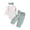 Light Green, variant on Baby Girl Clothes Sets Toddler Baby Girl Clothes 3 6 9 12 18 24 Months Fall 3PC Outfits Solid Long Sleeve Sweatshirt Tops + Pants Set(Purple,0-3 Months)