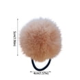 thumbnail image 3 of QIQUWOHUL Pom-Pom Hair Ties Elastic Hair Ties Hair Ponytail Holders Hair Band For Girls Toddlers Pigtail 10 Colors For Choose, 3 of 4