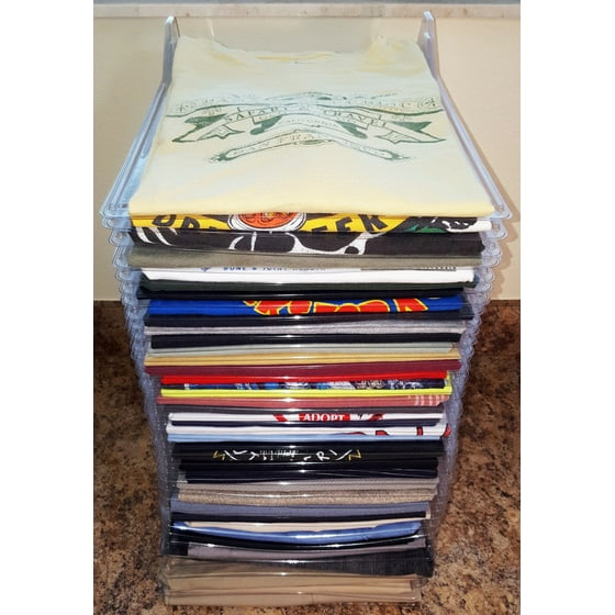 Ezstax Closet Organizer And Shirt Folder Regular Size 20 Pack