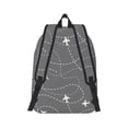 thumbnail image 3 of Daiia Airplane Routes Around The World Vintage Canvas Backpack for Men and Women ,Hiking Backpack,Travel Laptop Bag for School,Large Capacity Backpack, 3 of 8