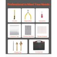 thumbnail image 3 of Plastic Welder Kit 100W Plastic Welder Gun and Iron 1000&60 Rods, 3 of 7