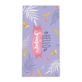 thumbnail image 2 of Toalla de Playa Estampada a La Moda Xihbxyly Toalla de Baño de Microfibra con Estampado de Flores de Cielo, 2 of 7