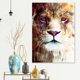 thumbnail image 2 of Cuadro Canvas Decorativo León, 2 of 4