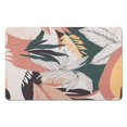 thumbnail image 1 of Chic & Washable Non-Slip Abstract Fluid Bath Mat - Extra-Long 20x32 Inches for Full Bathroom Floor Coverage!, 1 of 5