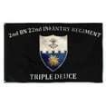 thumbnail image 1 of 22nd Infantry Regiment Flag 3x5Feet Military Banner with 2 Brass Grommets, 1 of 5