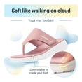 thumbnail image 5 of FitVille Wide Flip Flops for Women with Arch Support Women Beach Flip Flops Pool Slippers Non Slip, Dusty Coral, 5 of 8