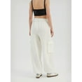 thumbnail image 5 of High Waist Elastic Waist Pocket Relaxed fit Pants, 5 of 6