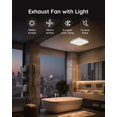 thumbnail image 2 of Ventilador de baño con luz Fitop 110CFM 1.0 Sones 1200lm LED, 2 of 7