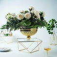 thumbnail image 4 of BalsaCircle 3 Clear Gold Metal Glass Geometric Cake Stands Party Wedding Centerpieces Dessert Table Decorations, 4 of 6