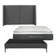 thumbnail image 1 of Colchón Matrimonial Trini + Cabecera Milan + Base Cama Slim Gris, 1 of 13