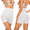 White, variant on Women's Shapewear High-Waist Thigh Slimmer Tummy Control Shapewear
