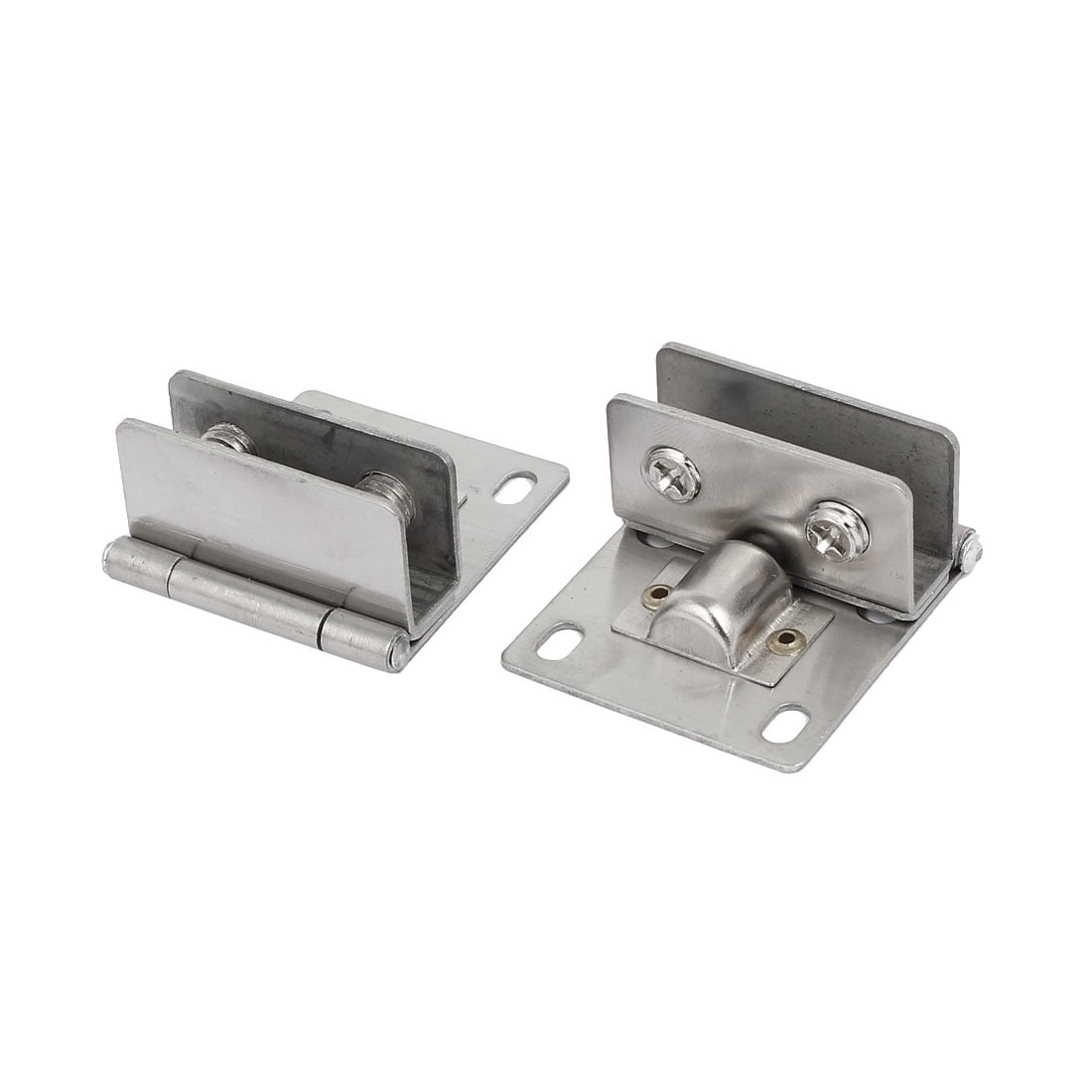 Bathroom Cabinet Door Wall Mounted Clamp Clips Hinges 2pcs