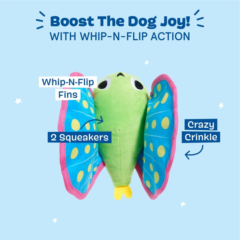 BARK Freddy Flying Fish Plush Dog Toy, All Sizes photo 3
