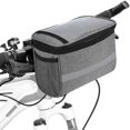thumbnail image 4 of Para Manillar De Bicicleta Bolsa De Almacenamiento Frontal De Bicicleta De Gran Capacidad Con Tira Reflectante Accesorios De Ciclismo Para Asistentes De Viaje De Senderismo Al Aire Libre Vogacara OD010450-03, 4 of 6