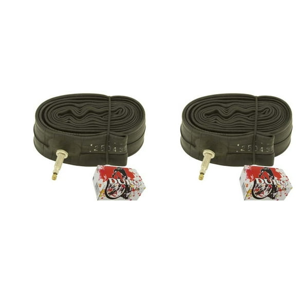 two Tube Duro 700 x 38c/41c 33mm Standard Presta/Valve.