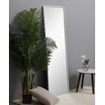 thumbnail image 2 of Elegant Decor MR4081WH 18 x 60 in. Metal Frame Rectangle Mirror, White, 2 of 4