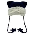 thumbnail image 2 of Grunge Emo Clothes Accessories Cute Cat Ear Hat Striped Crochet Y2k Beanie,One Size, 2 of 5