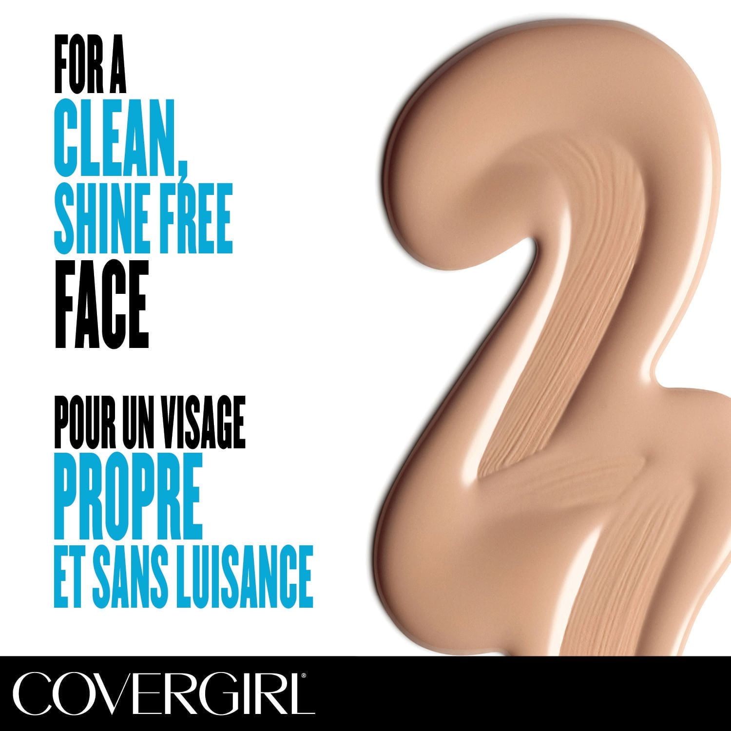 COVERGIRL Clean Matte Liquid Foundation, Lightweight, breathable makeup, shine-free, oil control formula, 100% Cruelty-Free