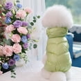 thumbnail image 3 of Gytml Dog Coat, Warm Dog Jacket, Full Body Winter Coat Snowsuit For Dogs, Waterproof Puppy Puffer Jacket Snow Coats With Legs, Cold Weather Coats For Small Dogs Green-M, 3 of 3