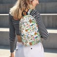 thumbnail image 5 of Yiaed Sea Animals 1 Print Print Laptop Backpack Travel Canvas Backpack Vintage Aesthetic Backpack for School Knapsack Backpack Backpack for School-Medium, 5 of 5