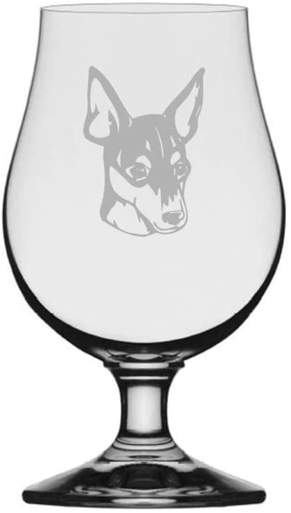 Etched Shetland Sheepdog Sheltie on Elegant Red Wine Glasses Set of 2 New 