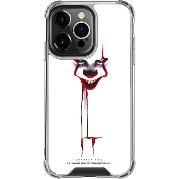 Skinit Warner Bros IT Volume 2 Pennywise Bloody iPhone 16 Pro Max Clear Case