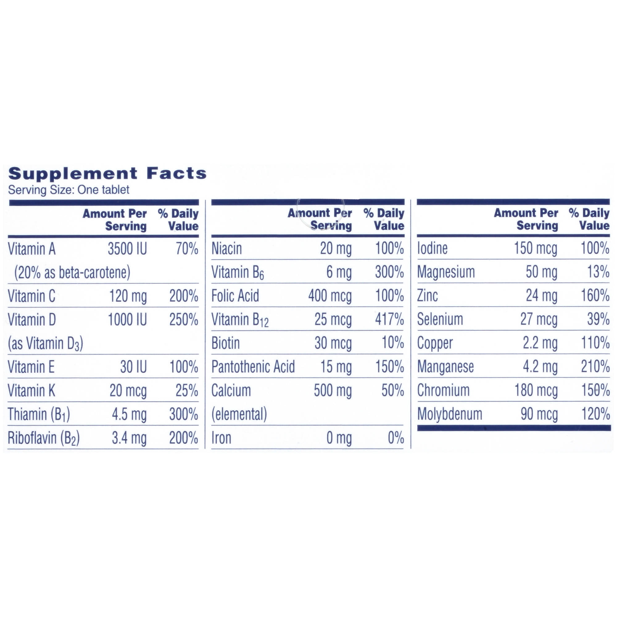 One A Day Women's 50+ Healthy Advantage (65 Count) Multivitamin Tablets