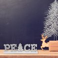 thumbnail image 2 of Maison Concepts Christmas Silver Diamond Word Stand Peace (17L X 2W X 5.5H), 2 of 3