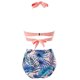 thumbnail image 4 of MKLEKYY Traje De Baño Mujer Natacion Women'S Sexy High Contrast Gradient Split Bikini Set Swimsuit 2274, 4 of 6