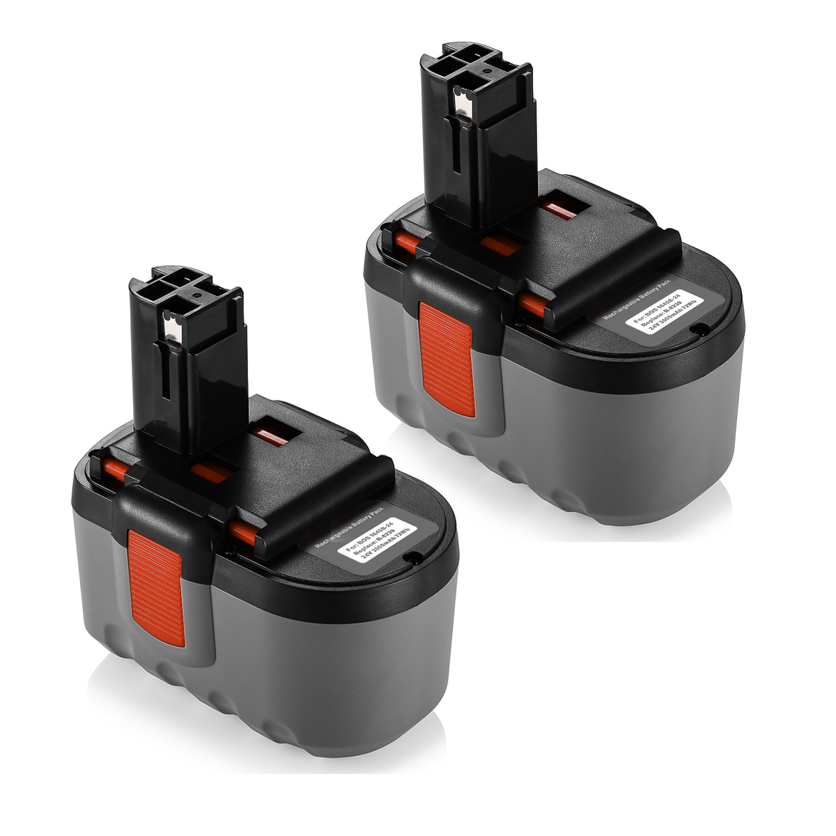 Powerextra 2-Pack 24V 3.0Ah Replacement Battery for Bosch 11524, 13624-2g, 1660k-24, 3452, Gbh24vf GCM 24V, GKS Power Tools