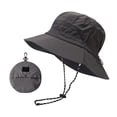 thumbnail image 3 of QASIEATN Water Proof Bucket Hat for Women and Men Packable Outdoor Sun Hat with Elastic Bands Summer Wide Brim Fisherman Hat, 3 of 3