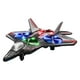 thumbnail image 3 of Avión de control remoto de espuma, dron largo irrompible con luz, modelo de avión de combate de control remoto para niños, juguete con gancho a presión, 3 of 6