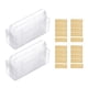 thumbnail image 3 of Tarjetero transparente,Tarjetero transparente con cinta adhesiva,Bolsas para bálsamo labial en forma de cúpula Porta barra de labios,Tarjetero transparente rectangular resistente al, 3 of 8