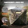 thumbnail image 5 of Lilypelle Hunting Blind, 2-3 Person Pop up Ground Blind, Portable Hunting Blind with Windows, Carrying Bag & Ground Stakes, Camouflage Hunting Tent, Camo Turkey Deer Blinds for Hunting, 5 of 8