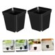 thumbnail image 5 of BESTYASH 100Ud Macetas De Plástico Reutilizables Negras Con Cuadrado Para Plantas Y Germinación En Interiores, 5 of 8