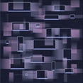 thumbnail image 1 of Ahgly Company Tapis d'Intérieur Lavable en Machine Carré Transitionnel Bleu Nuit, 5 Pieds Carré, 1 of 7