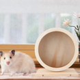 thumbnail image 6 of Mice Natural Wooden Hedgehogs Roller Running Exercise Wheel Hamsters 15CM, 6 of 8