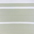 thumbnail image 2 of Serafina Home Striped Sage Green And White Fabric Shower Curtain: 100% Cotton Luxury Hotel With Detailed Decorative Weave For Bathroom 70" x 72", 2 of 11