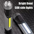 thumbnail image 6 of COFEST USB Rechargeable LED Flashlight with 7 Light Modes, Watertight Outdoor Handheld Work Light, Portable LED Flashlight with 90 Degree Rotation, High Lumens Camping Flashlight with COB Sidelight., 6 of 8