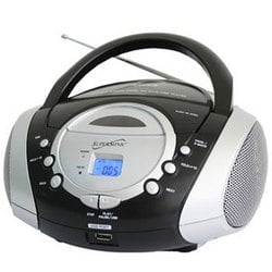 Supersonic Portable Audio System MP3/CD Player with USB/AUX Inputs & AM/FM Radio