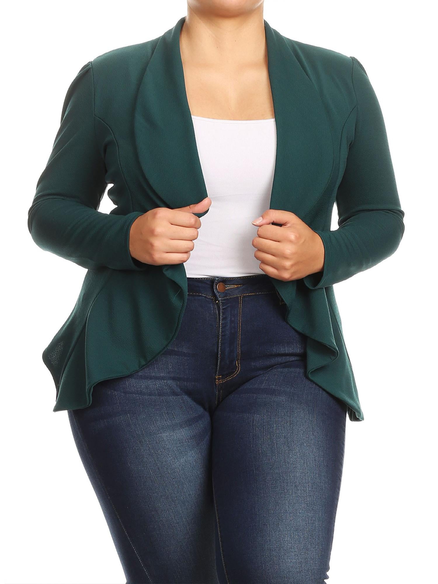 Plus Size Blazers in Womens Plus Coats 