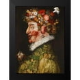 thumbnail image 2 of Arcimboldo, Giuseppe 11x14 Black Modern Framed Museum Art Print Titled - Spring, 2 of 5