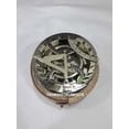 thumbnail image 2 of Marine Vintage Nautical Sundial Compass 4.5 Inches With White Leather Case, 2 of 3