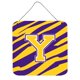 thumbnail image 1 of "Treasures Tiger Stripe-Purple Gold Wall or Door Hanging Prints, Initial Y, 6 x 6", Multicolor" Caroline's Treasures CJ1022-YDS66, 1 of 1