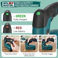 thumbnail image 3 of NEU MASTER Electric Staple Gun, 2 in 1 Cordless Staple Gun/Brad Nailer, 4V Electric Stapler with 2000 Staples & Nails, Cable Staple Gun with USB Charger for Wood, Upholstery, Carpentry, Crafts, DIY, 3 of 7