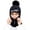 Black, variant on Women One Piece Slouchy Fleece Beanie Hats Scarf Mask Drawstring Warm Hooded Winter Balaclava Pullover Knitted Hat(Black)