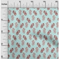 thumbnail image 1 of oneOone Cotton Poplin Baby Blue Fabric Floral Block Dress Material Fabric Print Fabric By The Yard 56 Inch Wide, 1 of 4